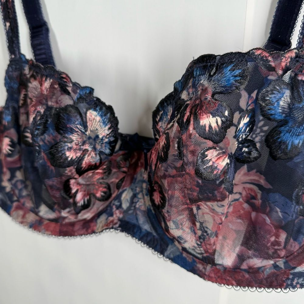 Fantasie Womens Erica Vertical Seam Bra - Midnight - Picture 6 of 6